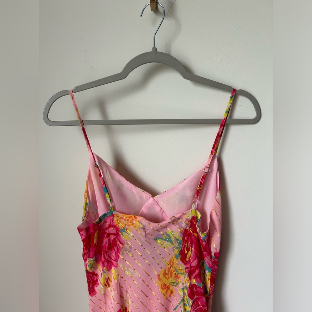 Betsy Johnson Almond Blossom Flowy Maxi Dress - Picture 6 of 8